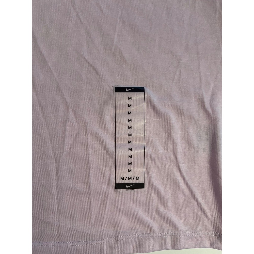 Nike Slim Fit Sportswear Essential Double Swoosh Crop Top Pink Women's Medium - Picture 6 of 10